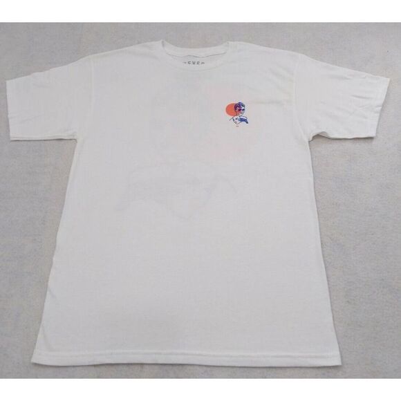 UO Nevermade Two Face T-Shirt White Size Medium NWOT - Picture 2 of 6